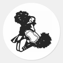 Cheerleader Cheerleading Sticker