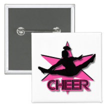 Cheerleader Speld Button