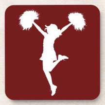 Cheerleading personnalisable de pom-pom girl d'arr sous-bocks