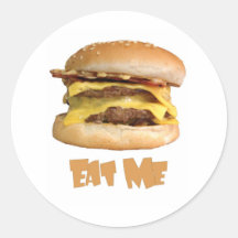 Cheeseburger - eet me sticker