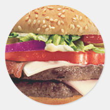 Cheeseburger om Stickers