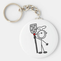 Chef avec la spatule porte-clefs