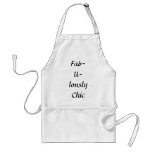Chef fabuleusement chic ! tablier