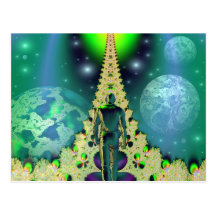 Chemin spirituel carte postale