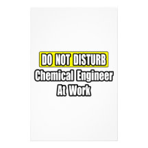 Chemische Ingenieur op het Werk Briefpapier Papier