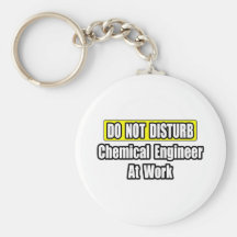 Chemische Ingenieur op het Werk Sleutelhangers