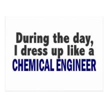 Chemische Ingenieur tijdens de Dag Wenskaart