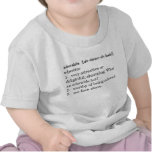 Chemise adorable de définition t-shirts