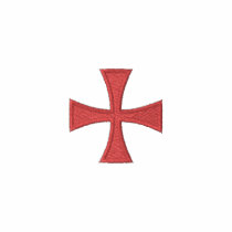 Chemise brodée longue par douille de Templar de ch