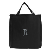 Chemise brodée par monogramme de fantaisie de la l sac