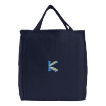 Chemise brodée par monogramme surfante de la lettr sac en toile
