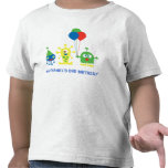 Chemise d'anniversaire de coup de monstre t-shirt