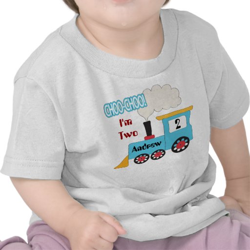 Chemise d'anniversaire de train de Choo Choo T-shirt