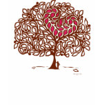 Chemise d'arbre d'amour