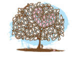 Chemise d'arbre d'amour