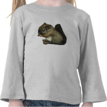 chemise de bébé-écureuil t-shirts