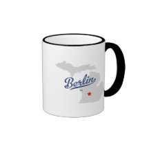 Chemise de Berlin Michigan MI Tasse À Café