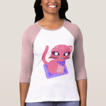 Chemise de chaton de Rosie Toon Kitty de bébé T-shirt