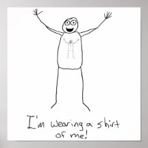 Chemise de moi affiche