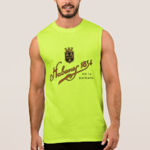Chemise élégante de muscle de La Havane Tee-shirts Sans Manches