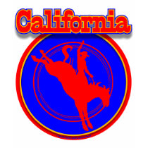 Chemise F/B de rodéo de la Californie T-shirts