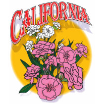 Chemise F/B d'oléandre de la Californie T-shirt