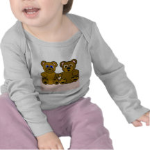 Chemise infantile de Long-Douille de bons amis de  T-shirt