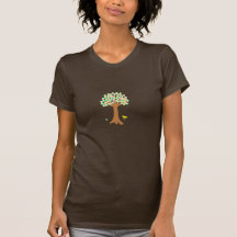 Chemise lunatique d'arbre t-shirts