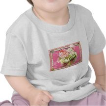 chemise rose d'enfant en bas âge de victorian t-shirts
