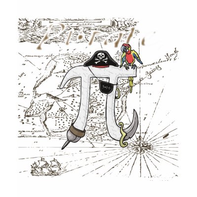 Chemises et cadeaux de jour du pirate pi de taux d par mudgestudios