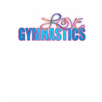 Chemises mignonnes de gymnastique d'amour de fille