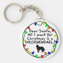 Cher Père Noël Groenendael Porte-clef