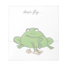chère mouche bloc-notes