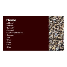 Chert de gravier cartes de visite personnelles