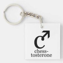 Chesstosterone Porte-clés