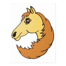Cheval Carte Postale