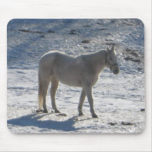 Cheval gris Mousepad Tapis De Souris