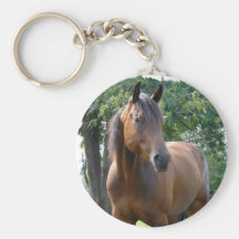 Cheval Keychain de pur sang de baie Porte-clef