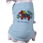 Cheval personnalisable de Dala de Suédois Tee-shirts Pour Toutous