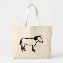 cheval sacs en toile