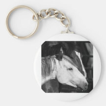 cheval sauvage porte-clefs