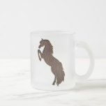 Cheval simili cuir 2 tasse