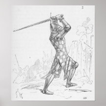 Chevalier médiéval posters