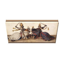 Chevaliers joutant impression sur toile