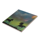 Chevaux carreaux