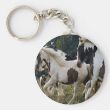 CHEVAUX NOIR ET BLANC 1.PNG PORTE-CLÉS