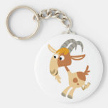 Chèvre courante Keychain de bande dessinée mignonn porte-clés