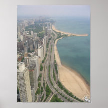 Chicago Shoreline Affiches
