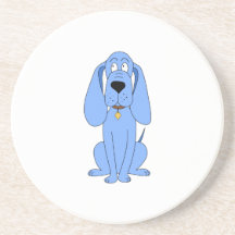 Chien bleu. Chien Dessous De Verre