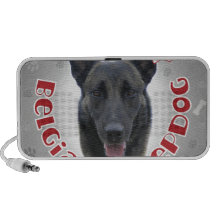 Chien de berger belge haut-parleurs
